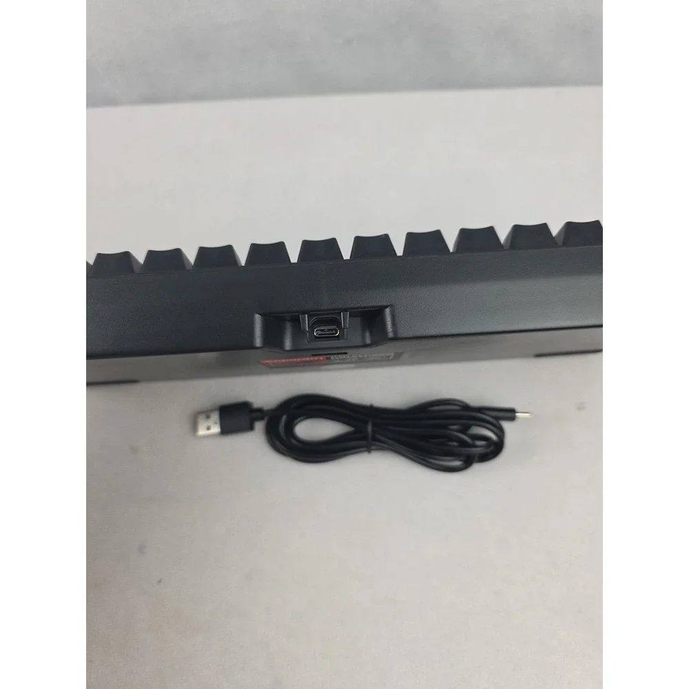 Mini RGB G61 Gaming Keyboard 61 Keys LED Backlit Ergonomic Wired Black